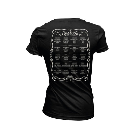 Graspop 2025 Tshirt Girlie Biker Back