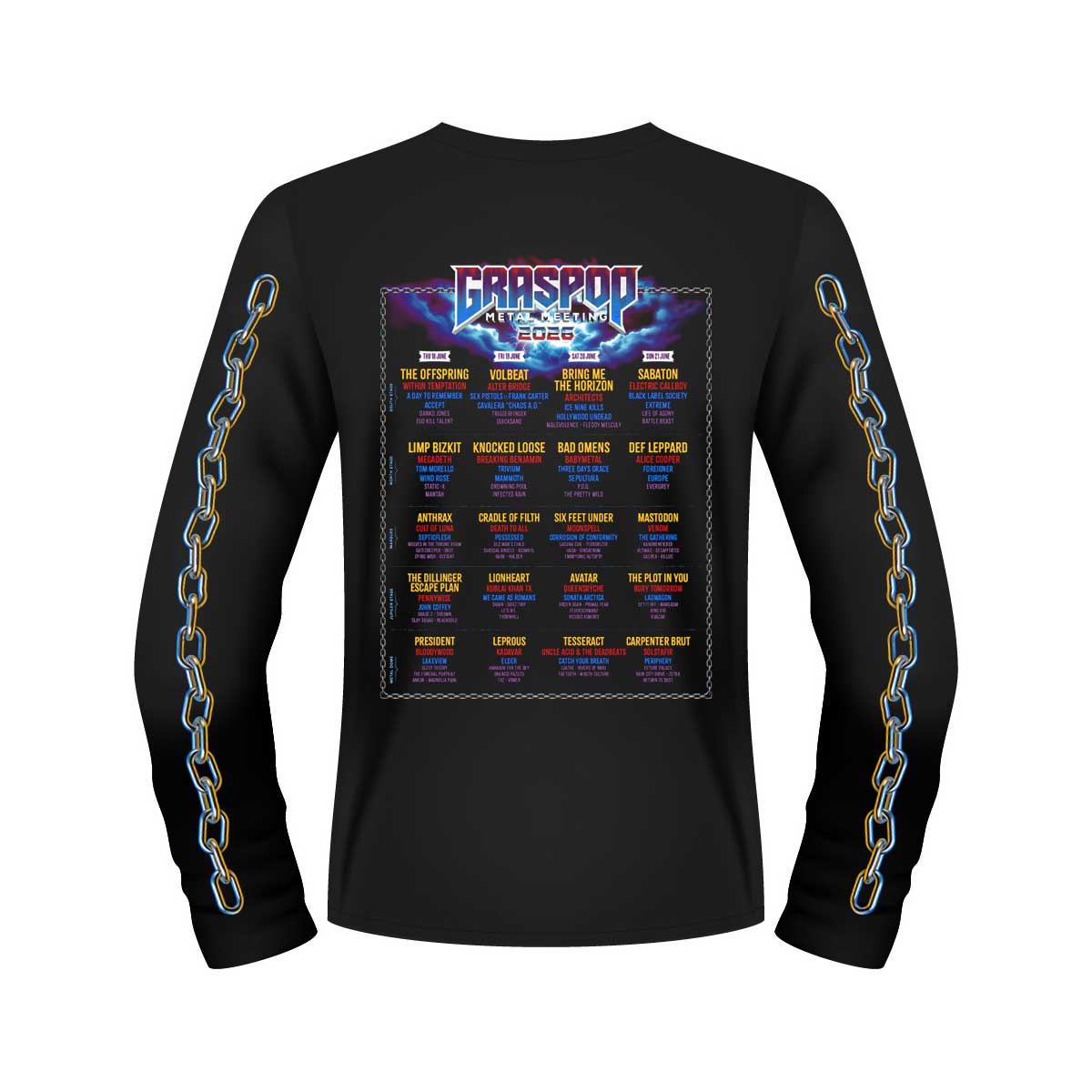 F40 - Unisex Longsleeve - LIGHTNING CHAINS