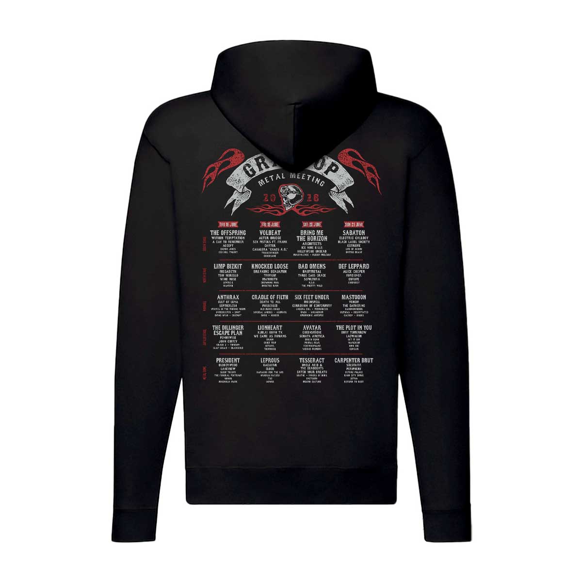 F31 - Unisex Zip Hood - BIKER