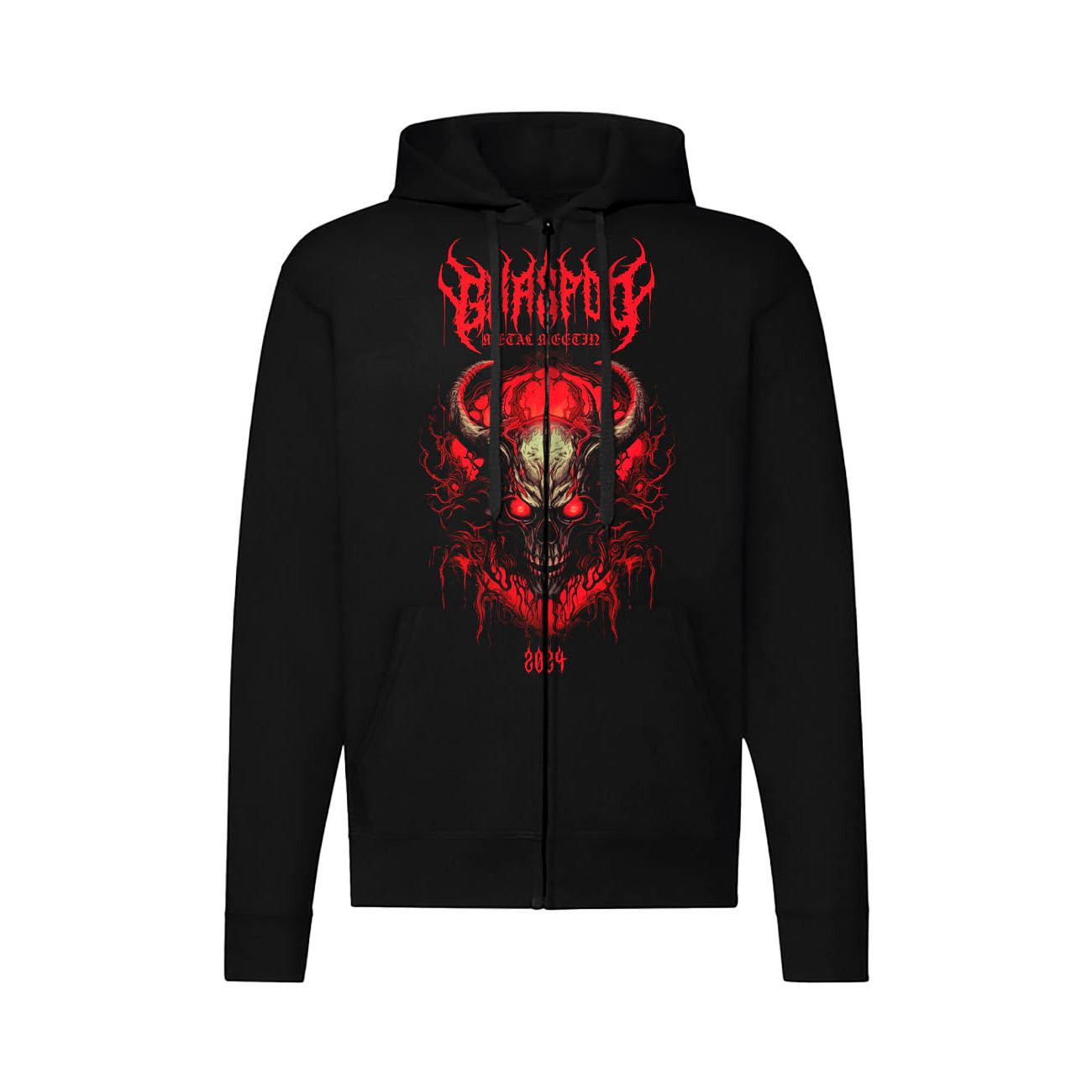 Unisex Zip hoodie - Bloody Brain