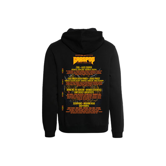 GMM24 zipper threeskulls back