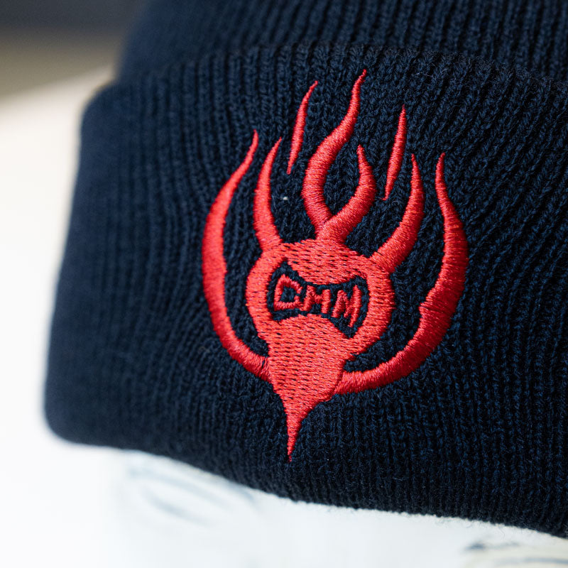 GMM25 Beanie Flame Detail