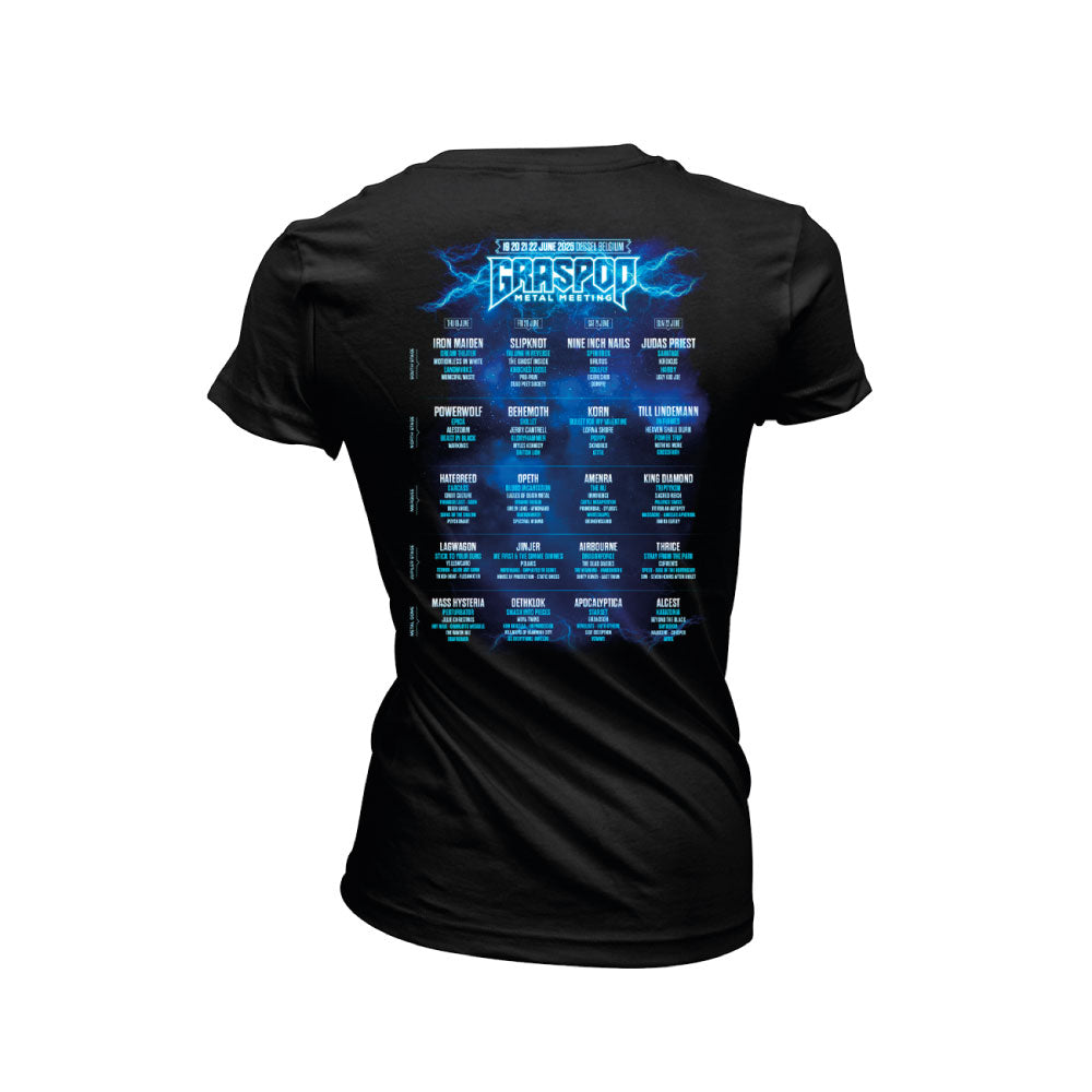 Graspop 2025 Tshirt Girlie Main Back