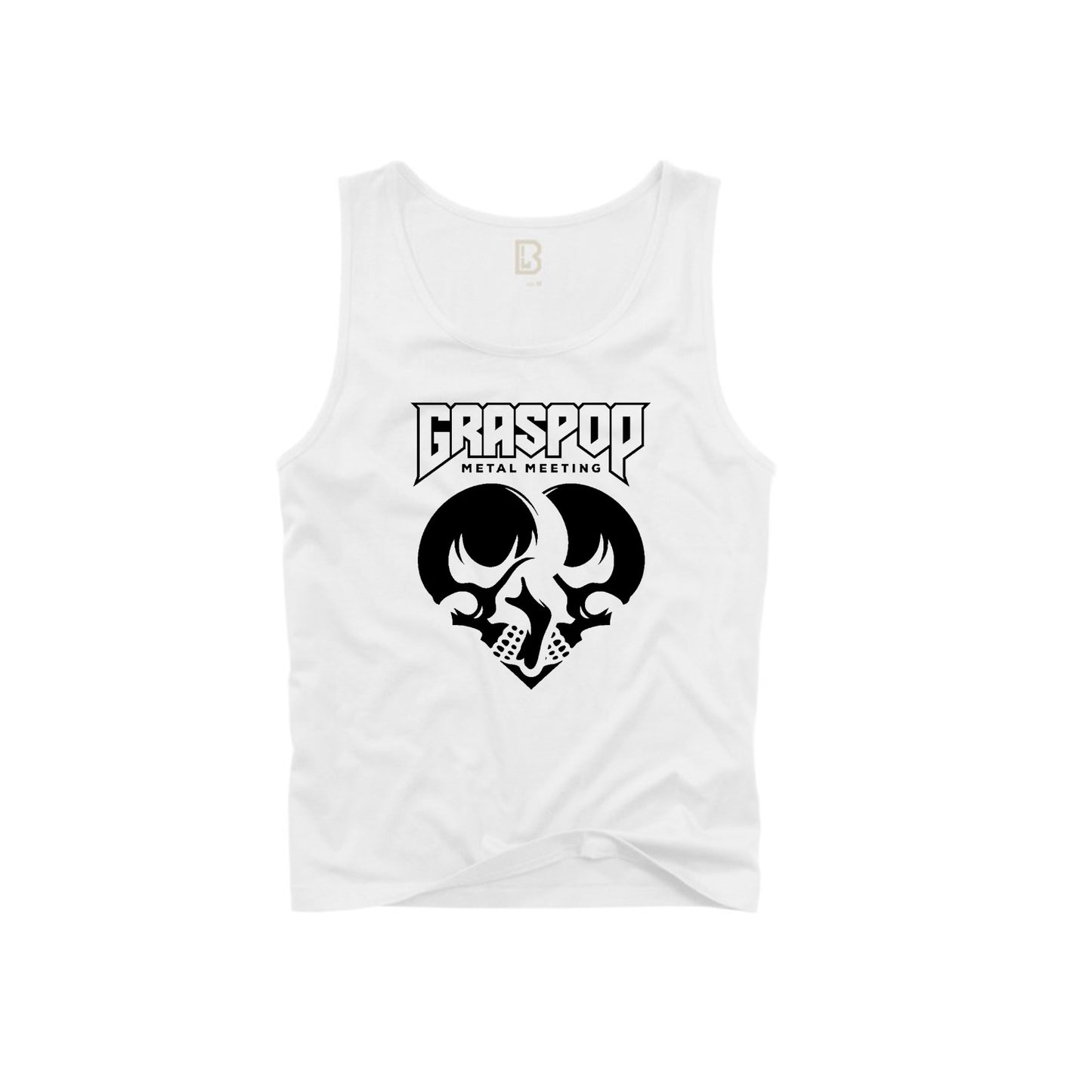 F22 - Unisex Tank Top - HEART SKULL