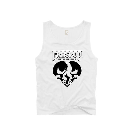 F22 - Unisex Tank Top - HEART SKULL