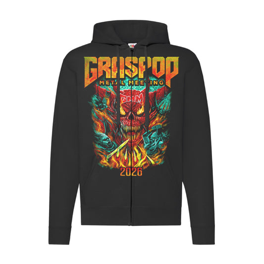 F33 - Unisex Zip Hood - DEVIL'S SWORD
