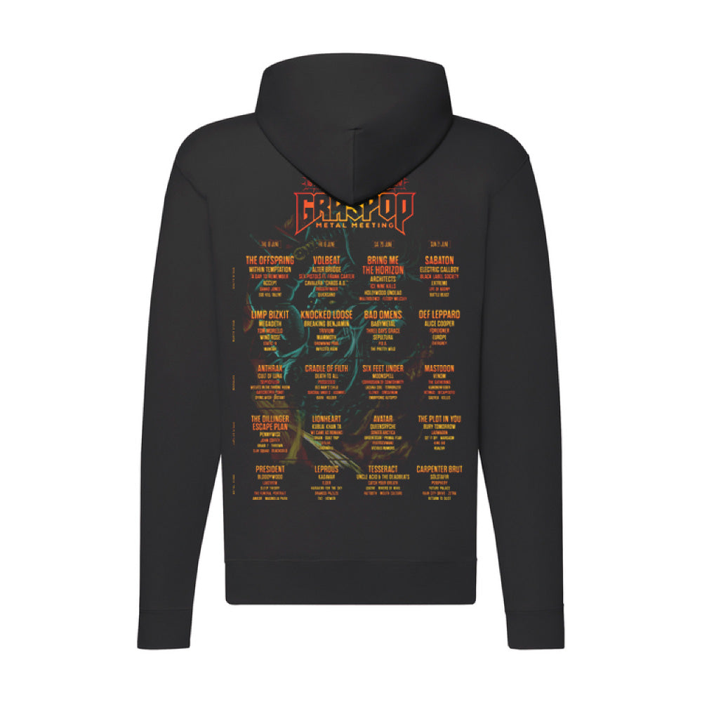 F33 - Unisex Zip Hood - DEVIL'S SWORD