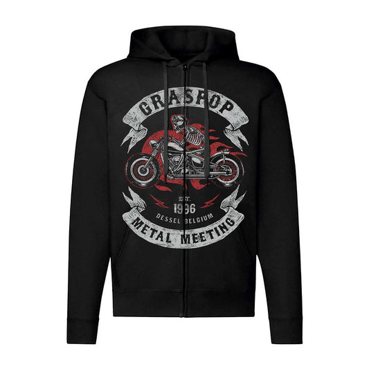 F31 - Unisex Zip Hood - BIKER