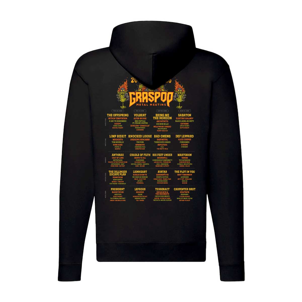 F32 - Unisex Zip Hood - MAGGOT BLAZE